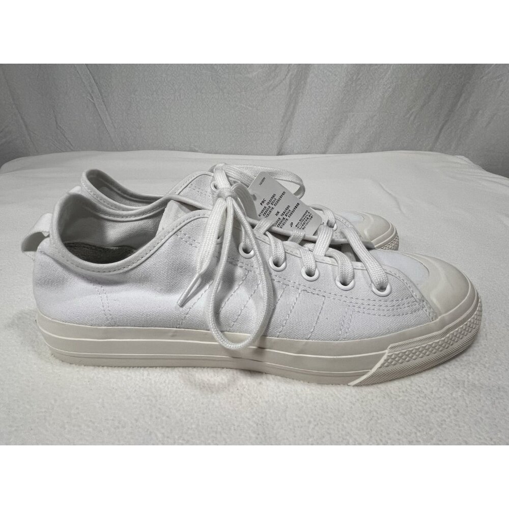 Adidas Nizza RF White Canvas Gum Sole Sneakers Men’s 10.5 EF1883 New - Picture 10 of 16